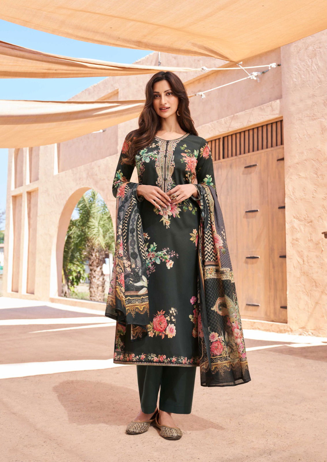 Aarke By The Hermitage Shop Viscose Lawn Digital Printed Dress Material Wholesale Shop In Surat